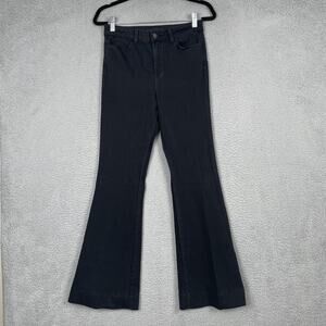 J Brand Jeans Womens 27 Black The Doll Flare High Rise Stretch 222 MNT Bootcut